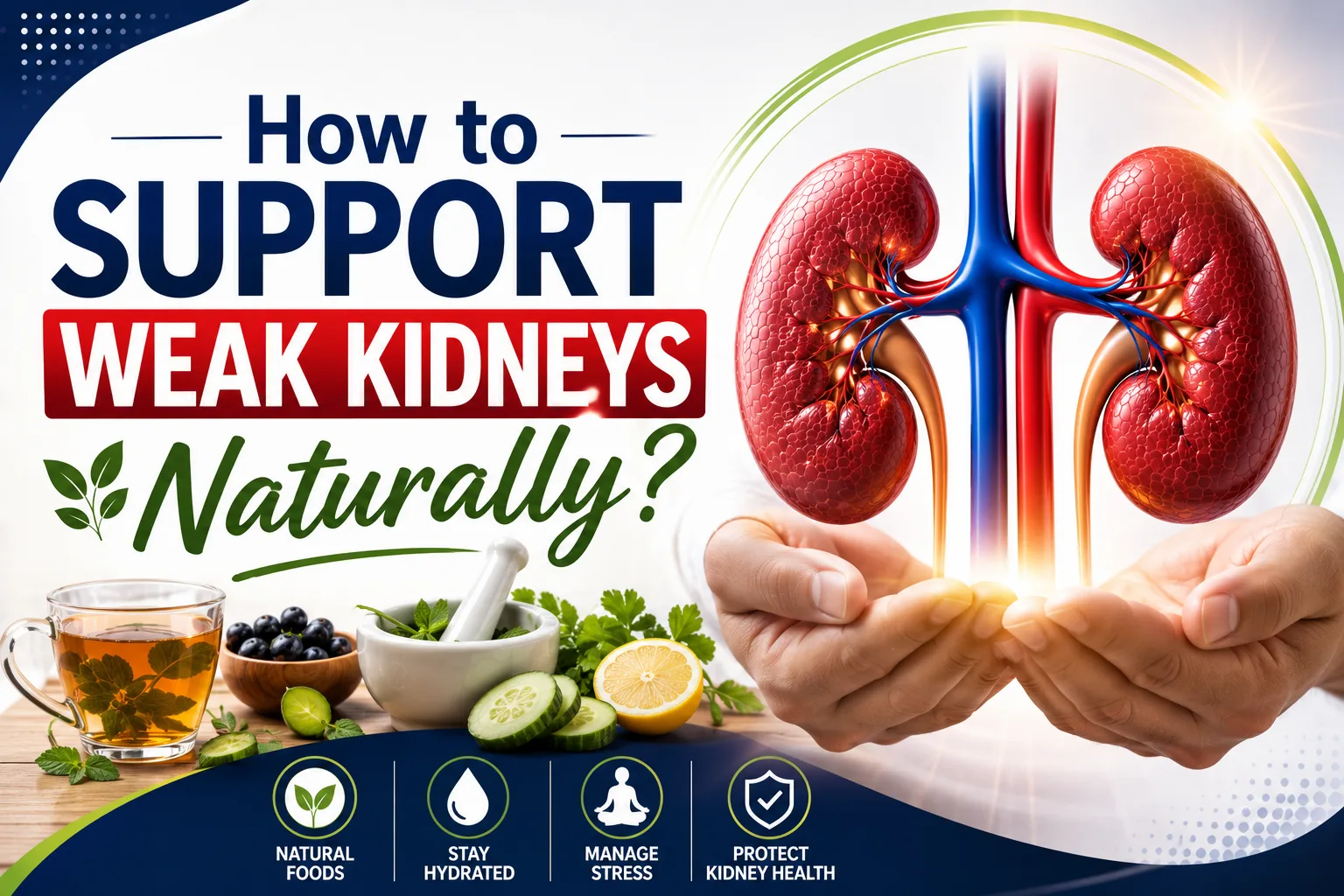How to Support Weak Kidneys Naturally?